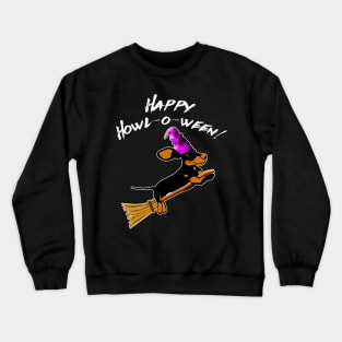 Happy Howloween Halloween Dog Lover Crewneck Sweatshirt